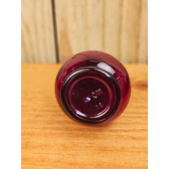 Vintage Avon Ruby Red Glass Cruet - Picture 3 of 5